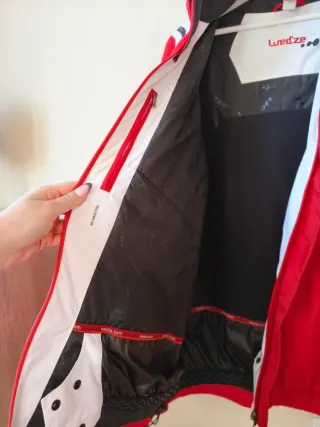 Abrigo Wedze Rojo y Blanco Talla XXL