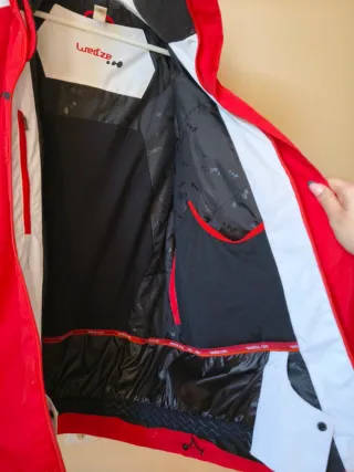 Abrigo Wedze Rojo y Blanco Talla XXL