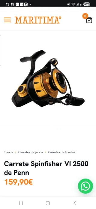Carrete Penn Spinfisher VI 2500
