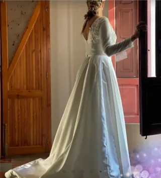 Vendo Vestido de Novia, velo y Zapatos.