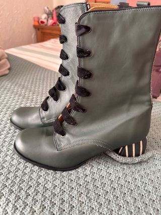 Botines verdes sin estrenar