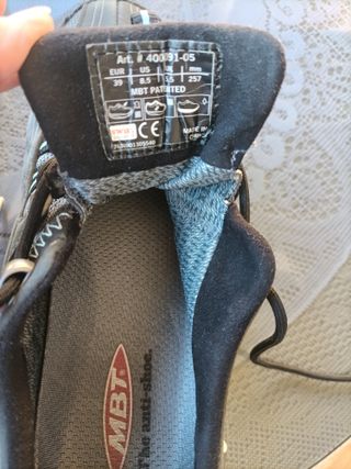 Zapatillas senderismo MBT T 39 gris