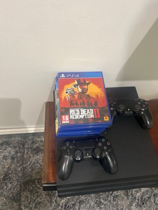 PS4 Slim 1TB + 2 Controles Negro