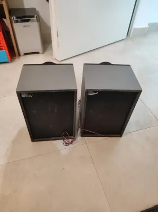 Altavoces Philips Negros y Plateados