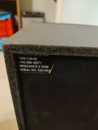 Altavoces Philips Negros y Plateados