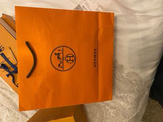 Borsa Hermes Arancione Media