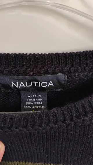 Jersey Náutica Rayas Azul y Rojo