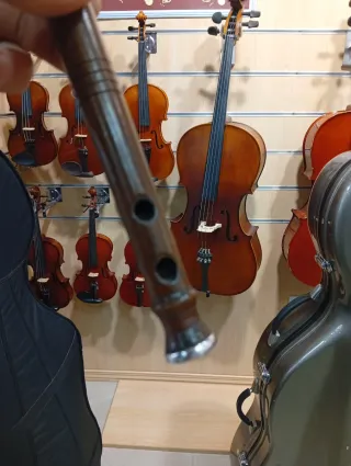 Flauta Rociera Artesanal Ébano