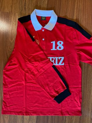 Polo Corteiz Manga Larga Rojo