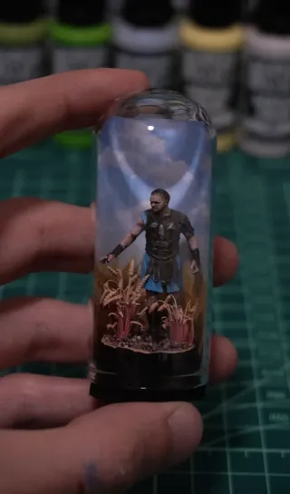 Mini diorama cúpula