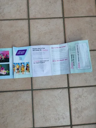 Opuscolo Barbie Vintage Anni 90