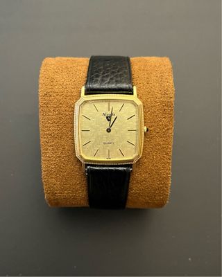 Reloj Nivada Suizo Vintage Esfera Texturizada