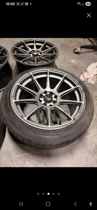 Llantas de aleación JDM sin neumáticos