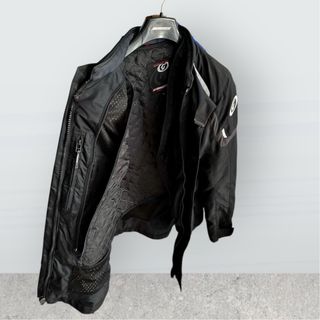 Chaqueta Moto Garibaldi Negra Mujer