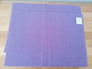 Manteles individuales+ servilletas morados