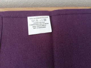 Manteles individuales+ servilletas morados