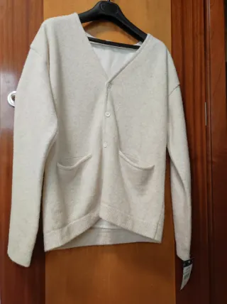 Chaqueta fina de punto con forro