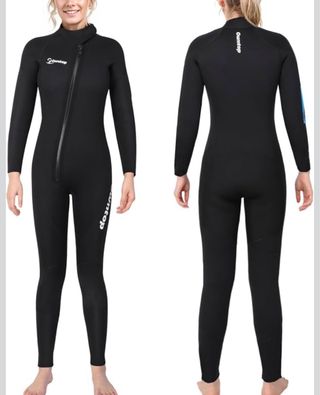 Neopreno Mujer 5mm Talla M Cremallera en Pecho