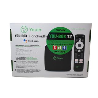 Youin You-Box T2 Android TV con TDT Incluido