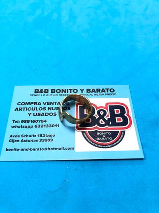 Anillo Acero Inoxidable Dorado Ajustable