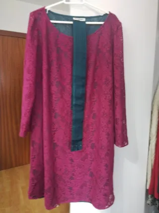 Vestido El Corte Inglés Morado Talla M
