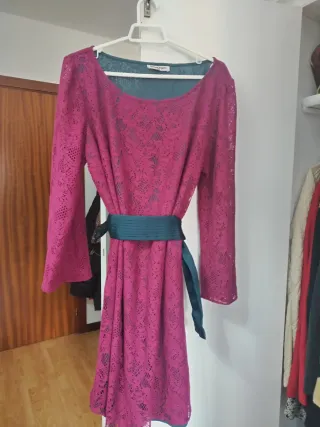 Vestido El Corte Inglés Morado Talla M