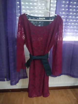 Vestido El Corte Inglés Morado Talla M
