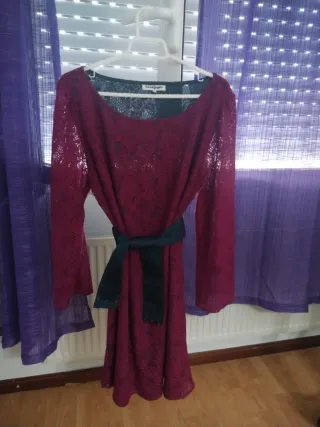 Vestido El Corte Inglés Morado Talla M