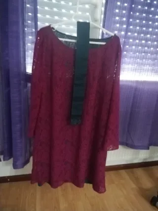 Vestido El Corte Inglés Morado Talla M