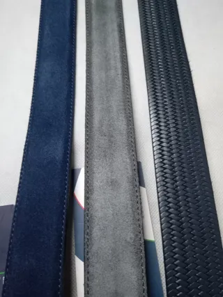 Set 3 Cinture Uomo NAVIGARE Pelle