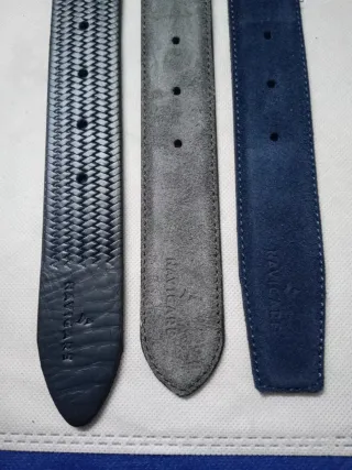 Set 3 Cinture Uomo NAVIGARE Pelle