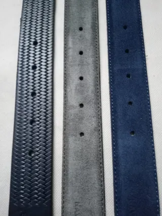 Set 3 Cinture Uomo NAVIGARE Pelle