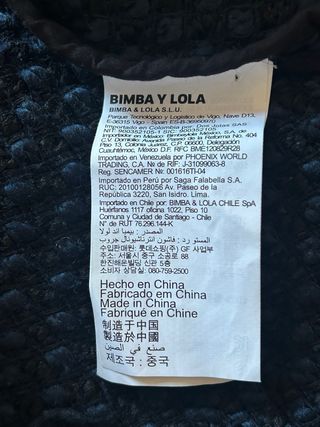 Chaquetón Bimba y Lola