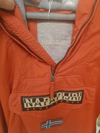 Napapijri Giacca Arancione S/M colore ruggine