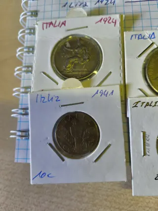 Lote monedas antiguas Italia