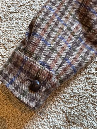 Americana de lana cuadros