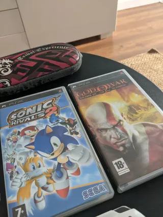 PSP Bianca con Giochi e Accessori