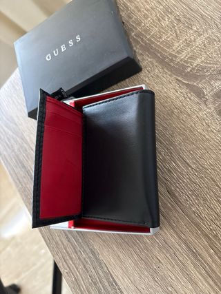 Cartera Billetera Guess Negra