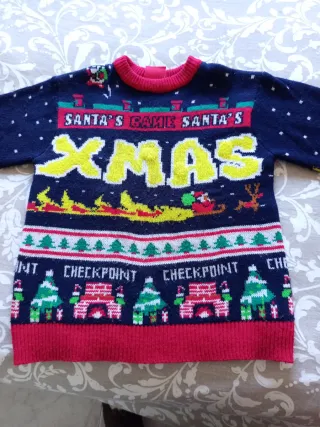 Jersey Navidad Santa's Game Xmas NIÑOS/AS