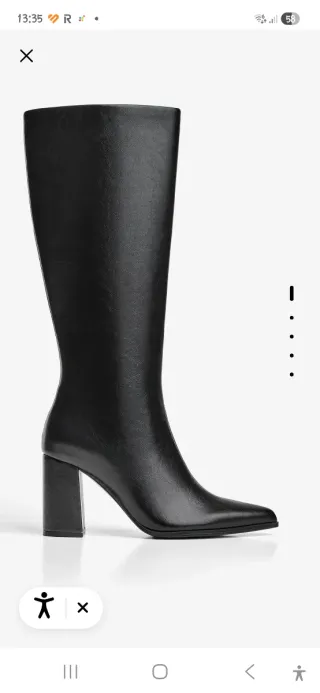 Botas Bershka Talla 39 Negras NUEVAS 1 uso
