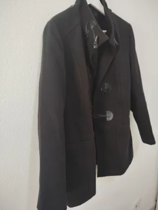 Trenca de paño negra