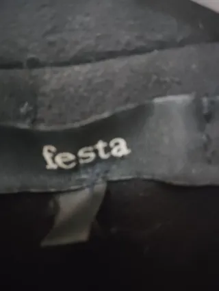 Trenca de paño negra