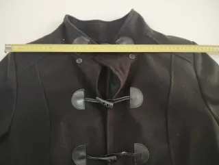 Trenca de paño negra