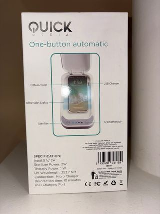 Quick UV Sterilizer para Smartphones