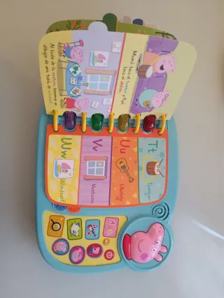 Libro Vtech Aprendo y Descubro con Peppa Pig