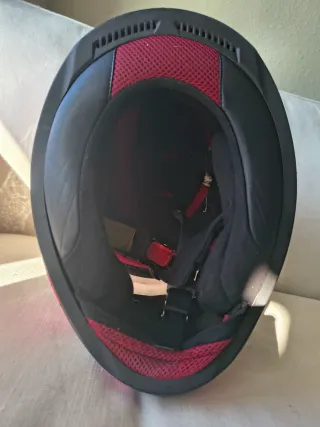 Casco moto flores rosa