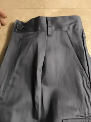 3 Pantalones de Trabajo Velilla Talla 42 Gris.