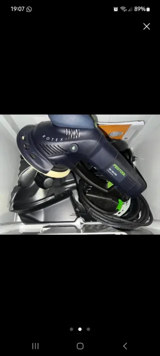 Nueva Lijadora Festool RO 150 FEQ plus sin uso