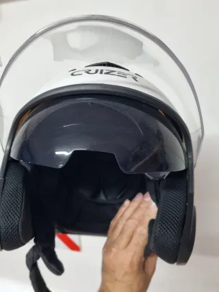Casco moto Cruizer bianco