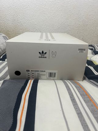 Adidas Forum Bad Bunny Gris Blanco